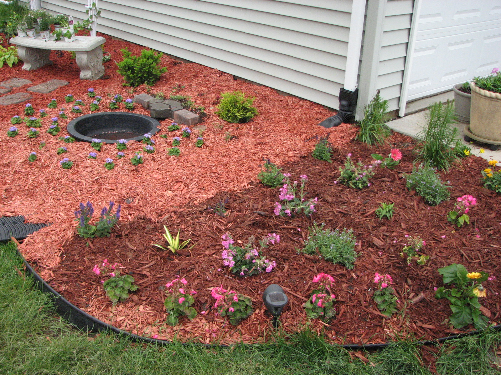 A Rohlk Farm Landscaping North side of house