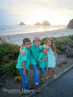 Shannon Hager Photography, Sunset Portraits, Oregon Coast, Chilren's Photographer