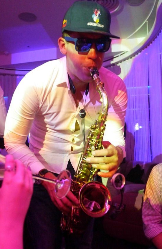 Roof Gardens Saxophone Player