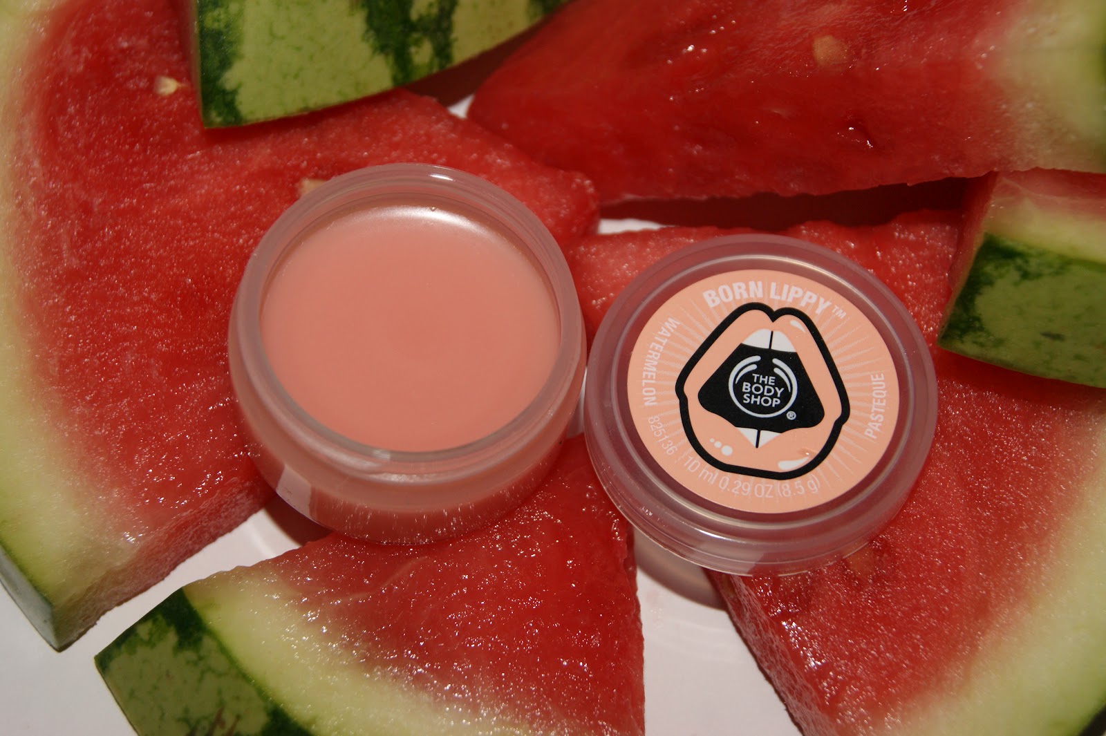 The Body Shop Born Lippy Lip Balm in Watermelon Review The Sunday Girl
