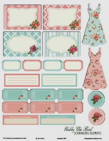 cottage chic, shabby chic, free printables, shabby frames, shabby borders, printable cards, printable labels, circle printables