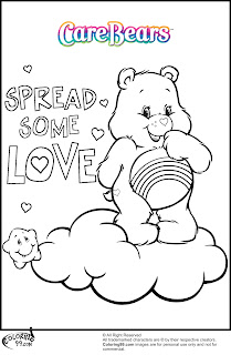 love care bear coloring pages for kids