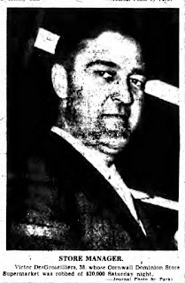 Victor DesGroseilliers held hostage in 1955