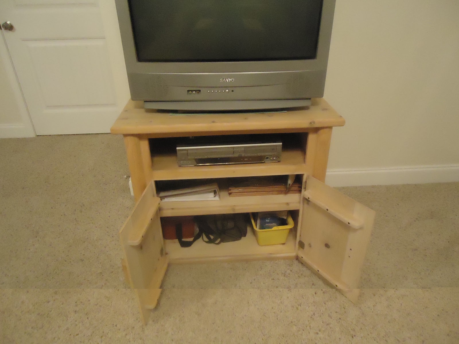 homemade tv stand plans