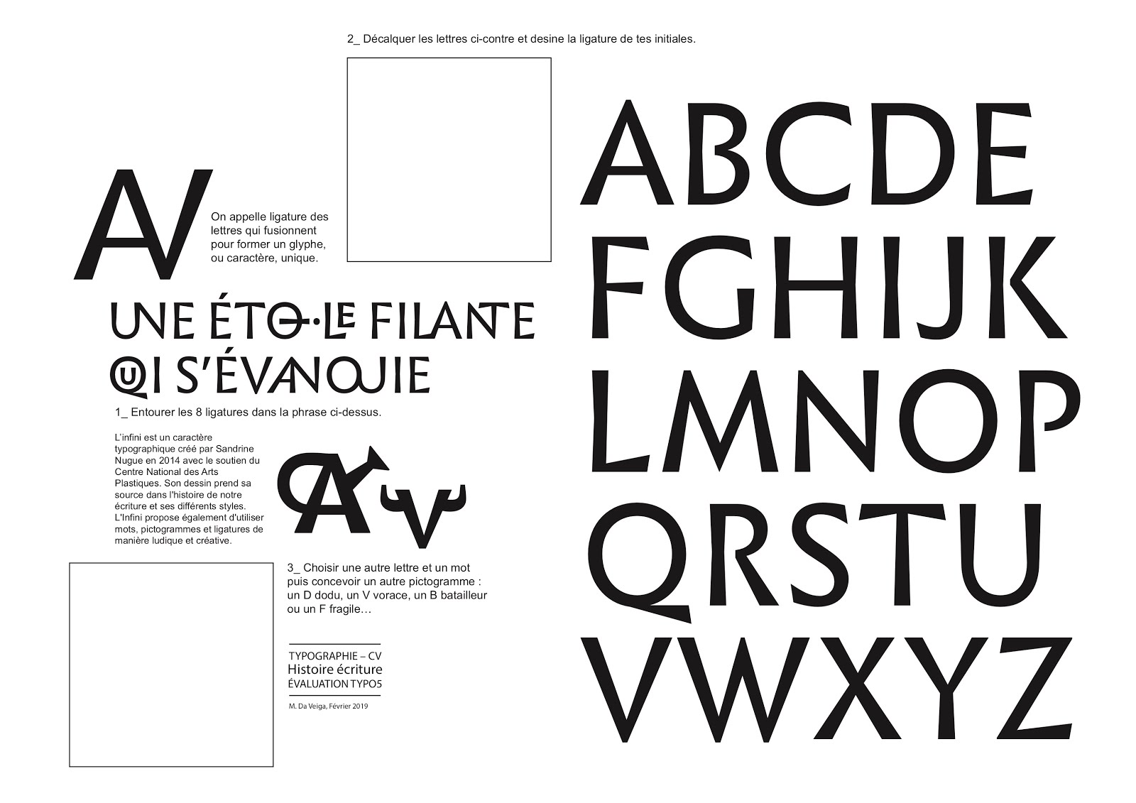 M Da Veiga Typographie 2cv A