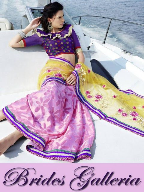 Superb Party Wear Sarees 2013 By Brides Galleria