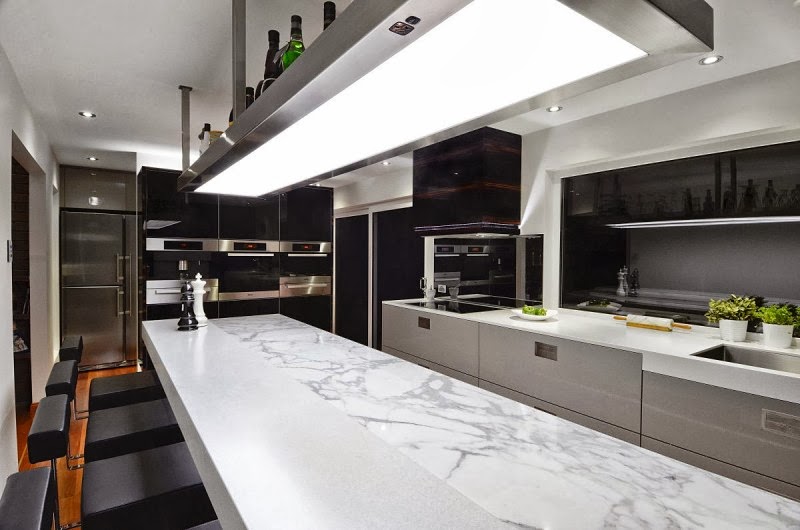 Hogares Frescos: Una Cocina de Diseño Contemporáneo, Eficiente y de