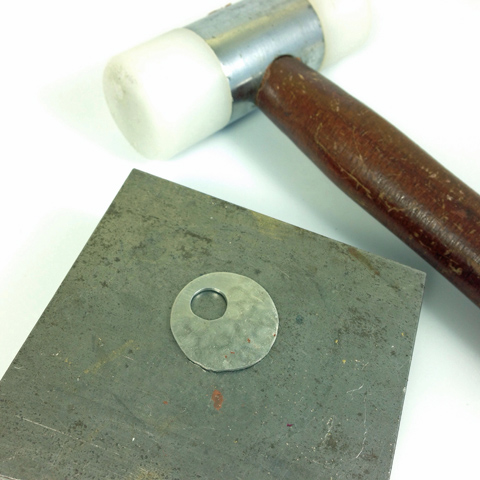 how to make easy stamped gilded earrings tutorial