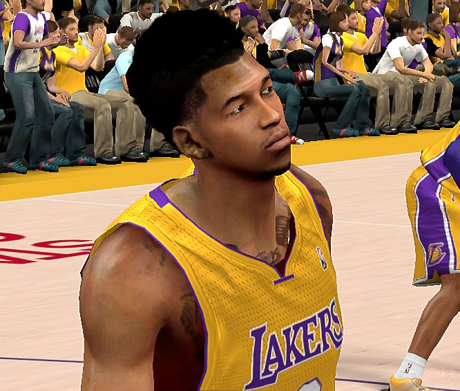Nba 2k14 Nick Young Cyberface Mod Hair Update V3 Nba2k Org