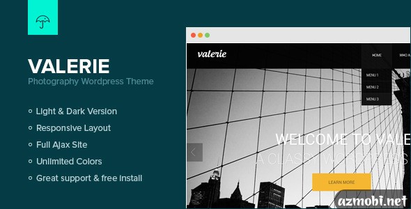 Valerie v2.3.1 – Photography WordPress Theme