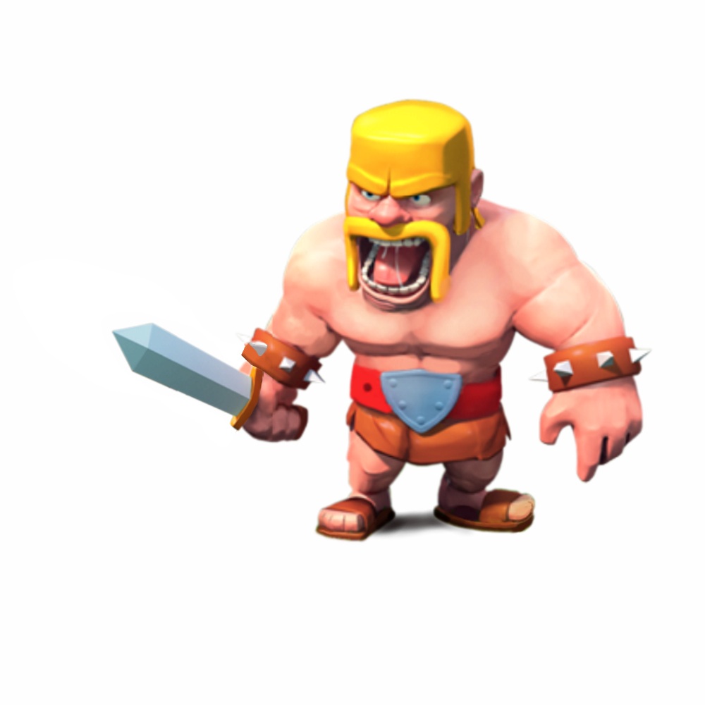 Observe that the Barbarian scales perfectly with upgrades, netting particul...