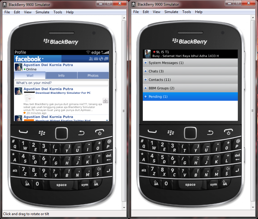 Download BlackBerry Simulator For PC Poetra 86