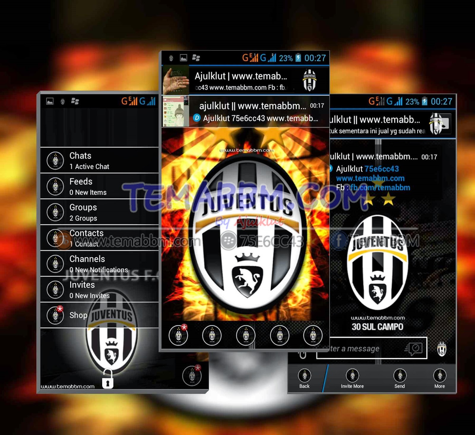 Tema BBM Juventus Tema BBM Juventus