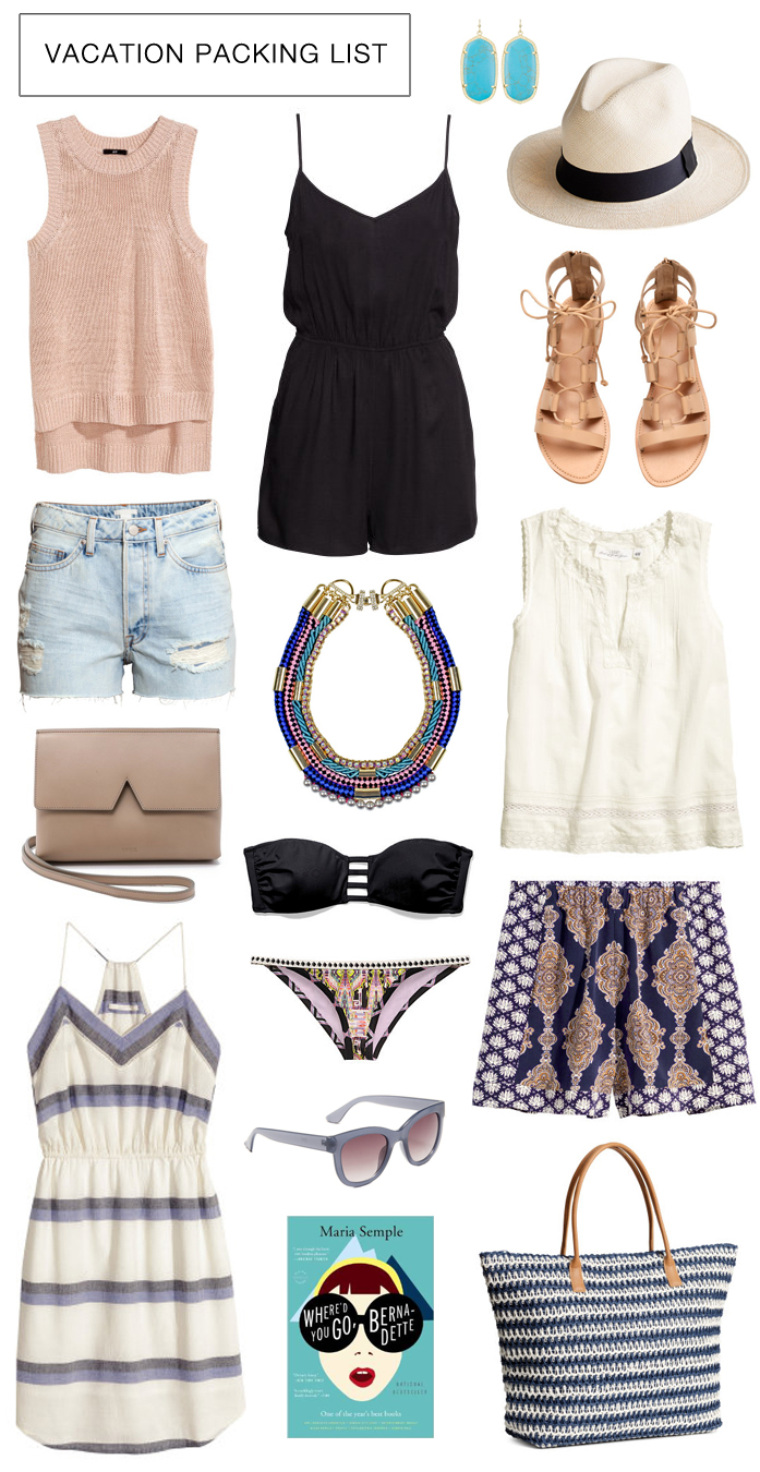 love lenore vacation packing list