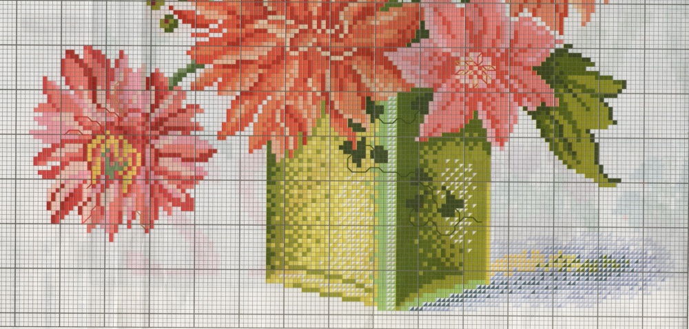 Schemi punto croce un colore