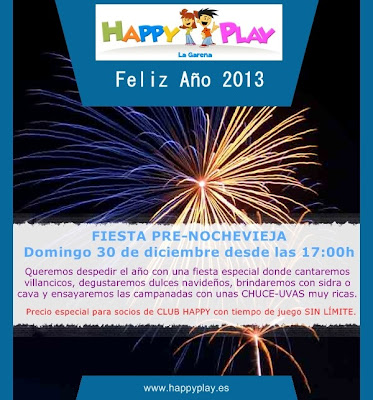 Fiesta Pre-NocheVieja en Happy Play