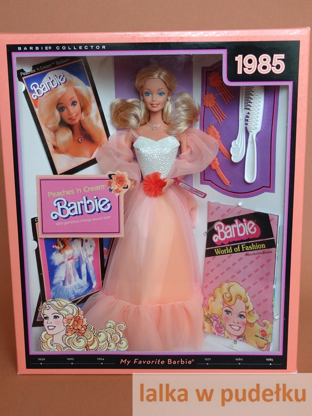 **lalka w pudełku**: Peaches 'n Cream Barbie® 1985 My Favorite 2009
