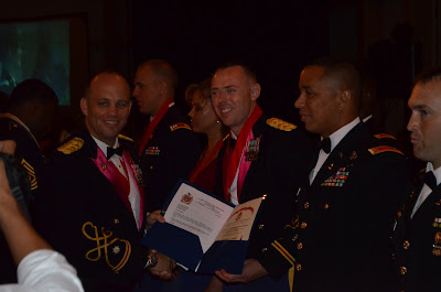 samuel sharpe award army bsb upon once wife bair recipient fellow kyle cpt mike friend his