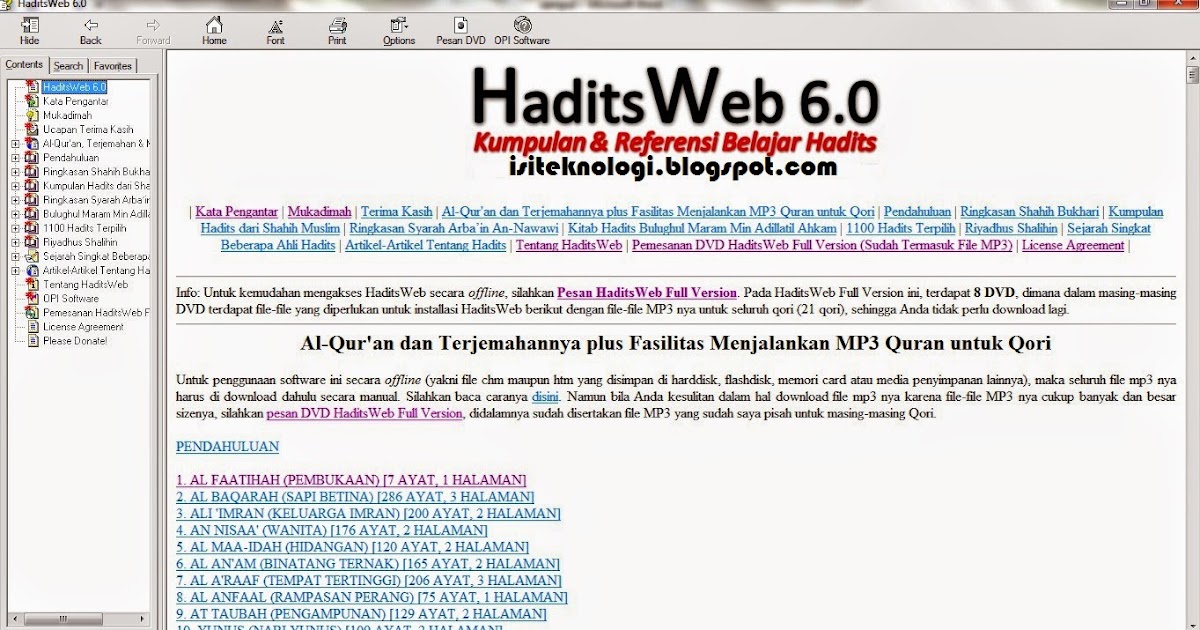Aplikasi Hadits Untuk Pc Aplikasi Hadits Untuk Pc