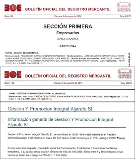 ESABE SOBORNO A DIRECTIVOS PARA CONSEGUIR CONTRATOS PÚBLICOS ( LA FE DE CAMPANAR ) IMPLICAN A ELOY JIMENEZ Nombramientos+Sequor+4-5-2012