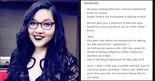 Julia Buencamino Tells to keep her reasons die with her on committing suicide