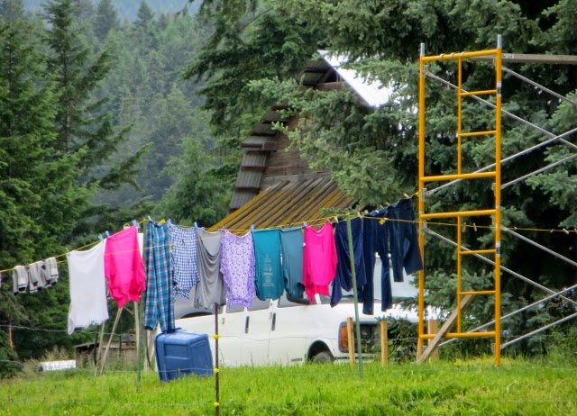 Domestic matters EileenGidman: Watercolour & Textile Artist: Clothesline Series in