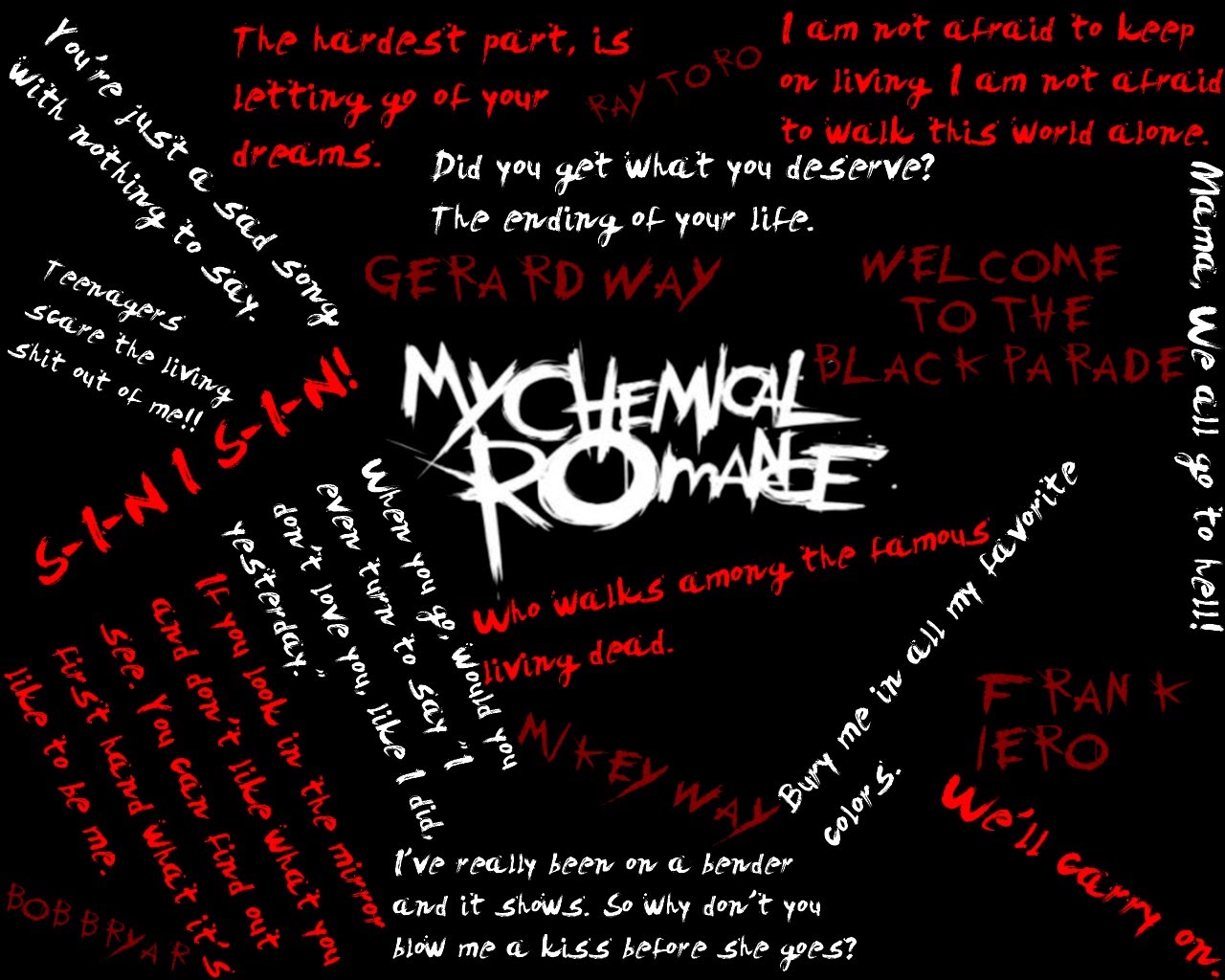 My Chemical Romance Font Free
