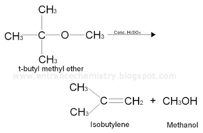 reaction of H2SO4 with Ether