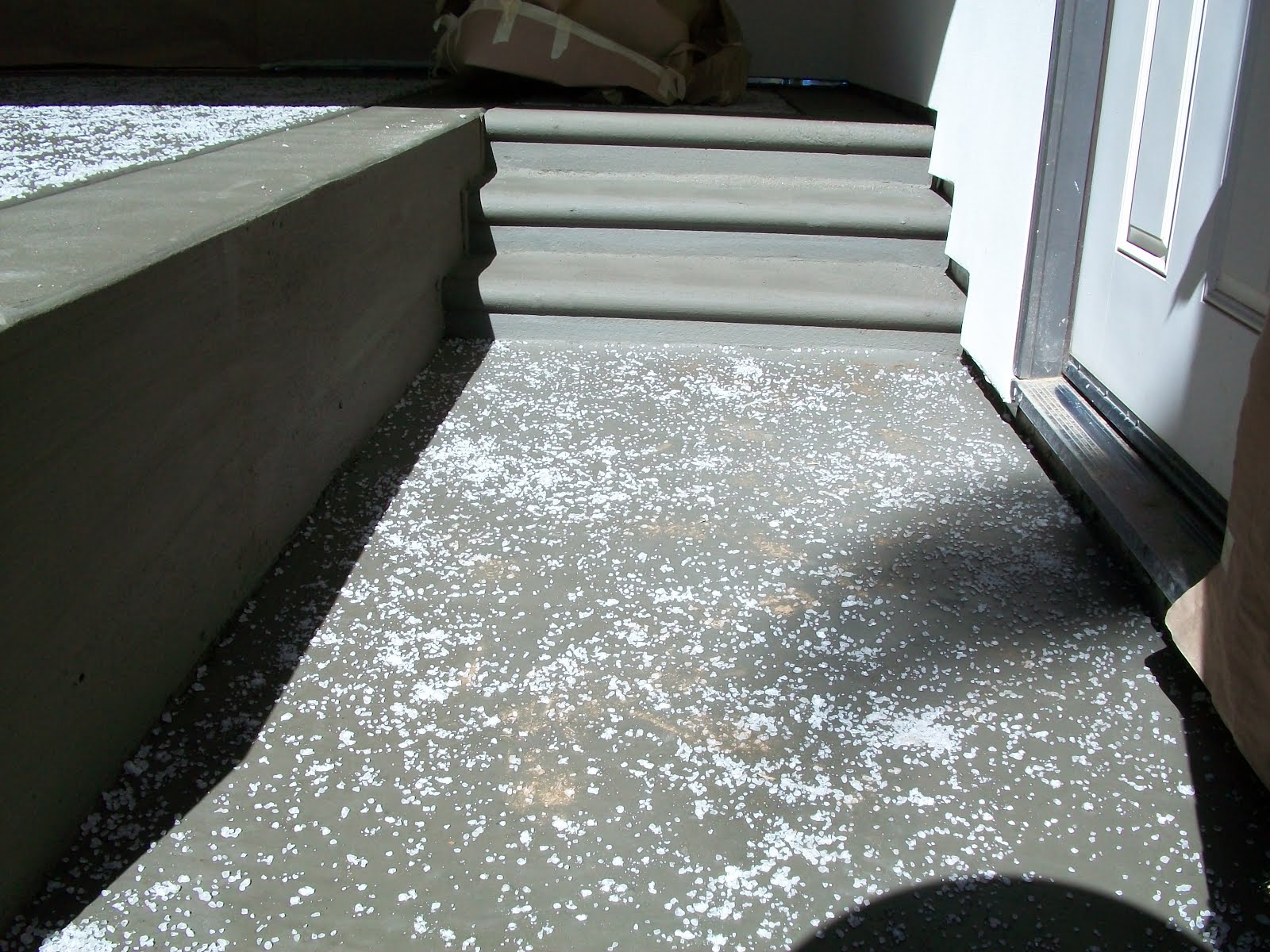 D&R Construction Rock Salt Finish Concrete