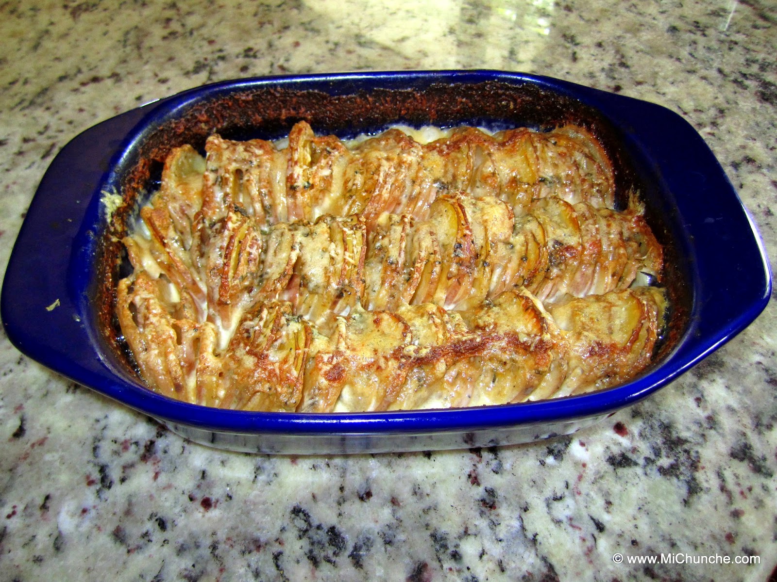 en la Cocina Potatoes Au Gratin Vertical Hasselback Style