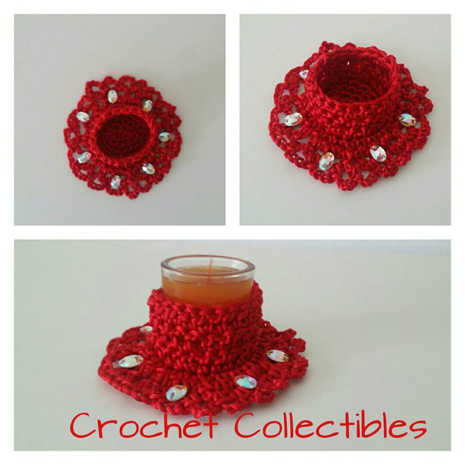 Crochet Collectables Candle Holders
