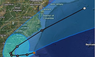 Sturm BERYL aktuell: Landfall in Florida erwartet - danach Rückkehr möglich, Beryl, Florida, aktuell, Georgia, South Carolina, USA, US-Ostküste Eastcoast, Mai, 2012, Hurrikansaison 2012, Atlantik, Atlantische Hurrikansaison, Vorhersage Forecast Prognose,