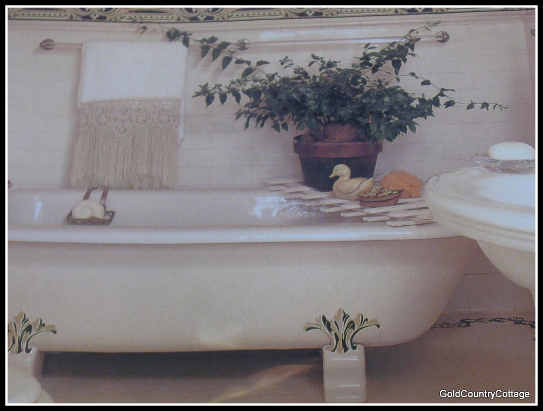 GoldCountryCottage WORKINGS OF A VICTORIAN HOME...THE BATH...