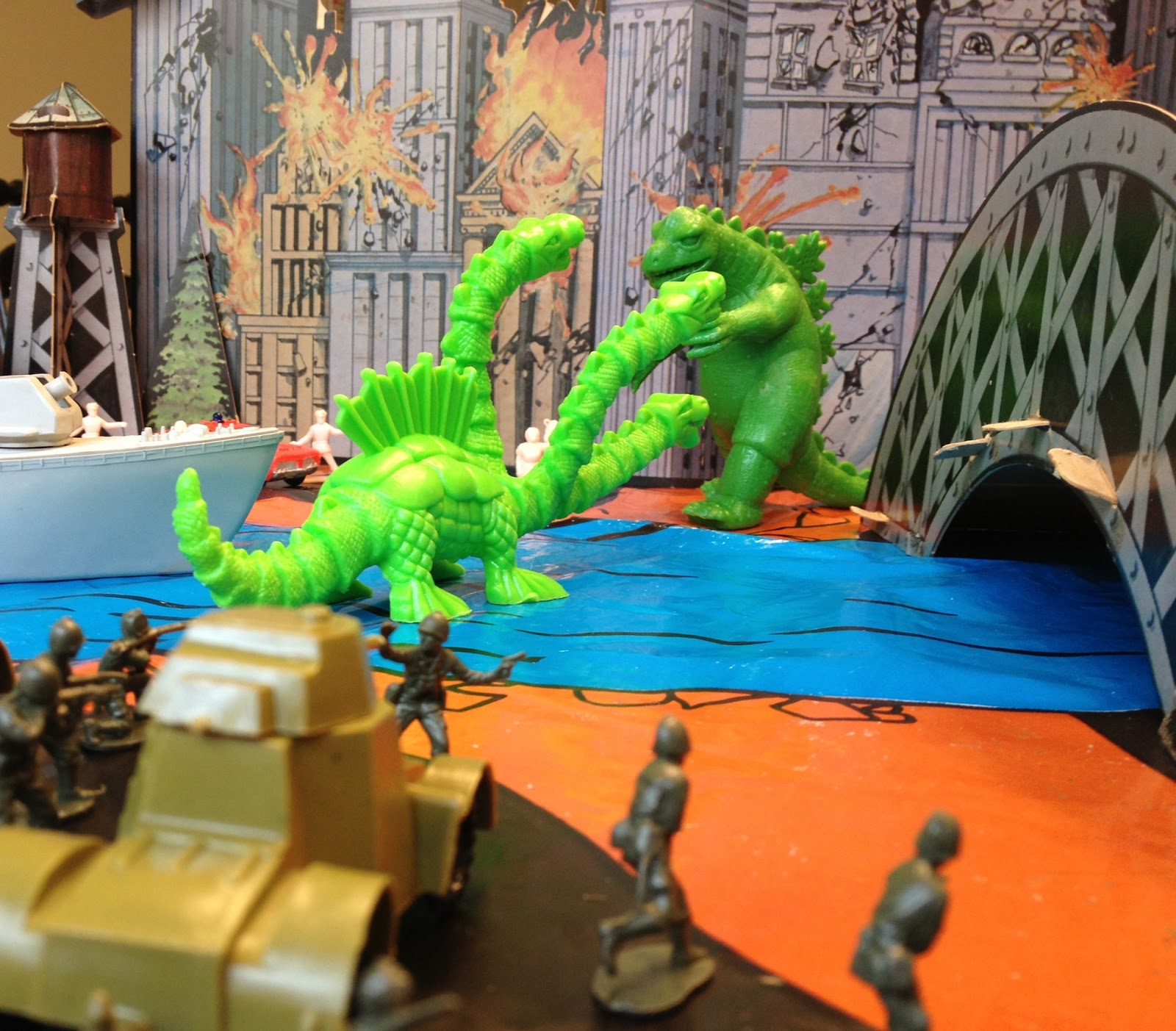 godzilla crumble zone playset