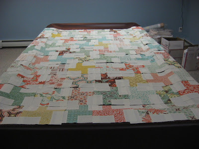 Fandango Cartwheels Quilt ~ Coming Along!