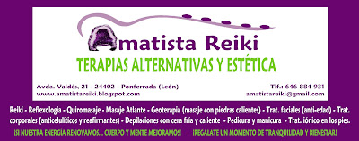 Amatista Reiki Centro Terapias Alternativas en Ponferrada - Reiki, quiromasaje, reflexología,