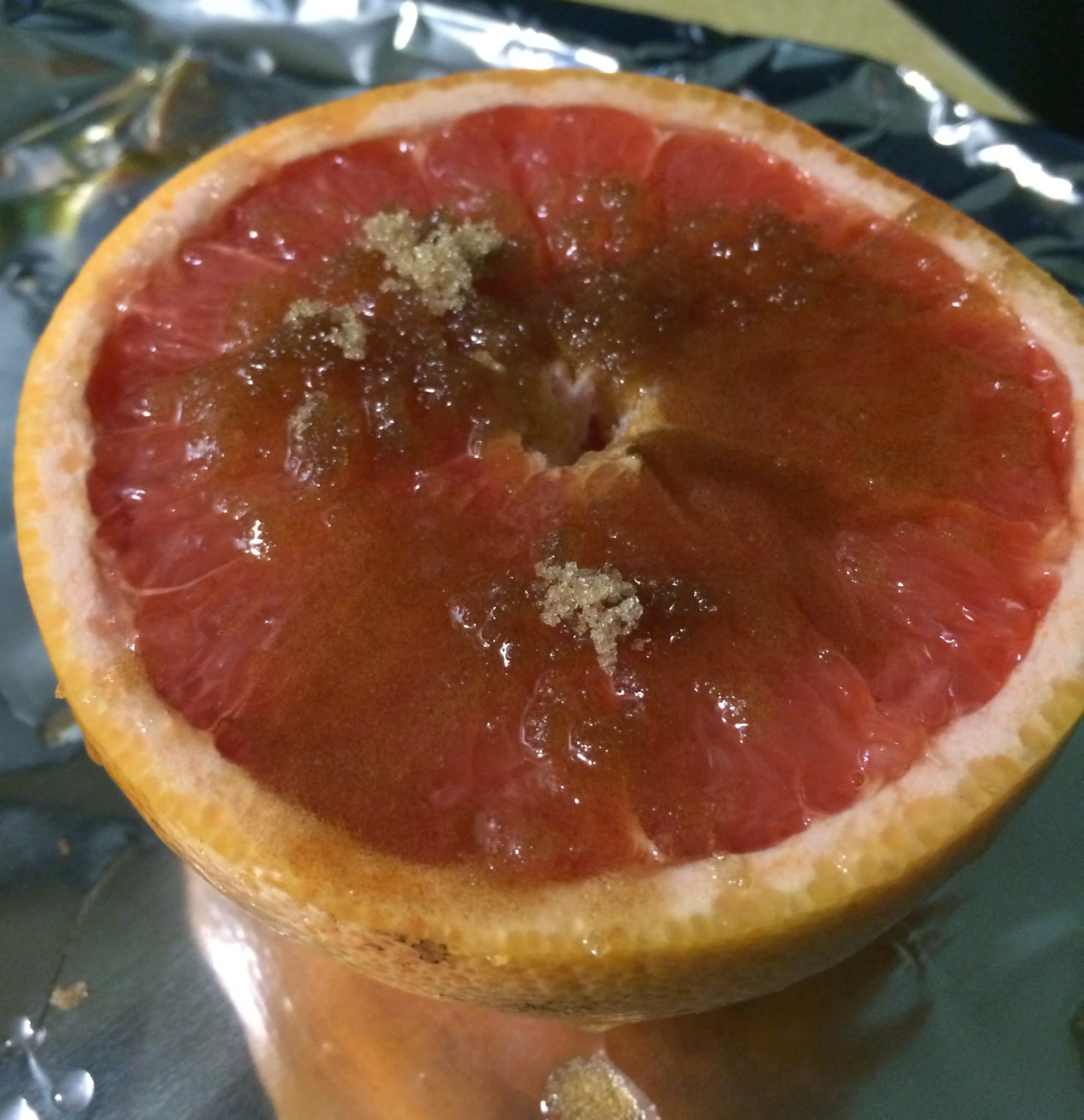 A Lovely Life, Indeed Broiled Ruby Red Grapefruit A Surprise Treat