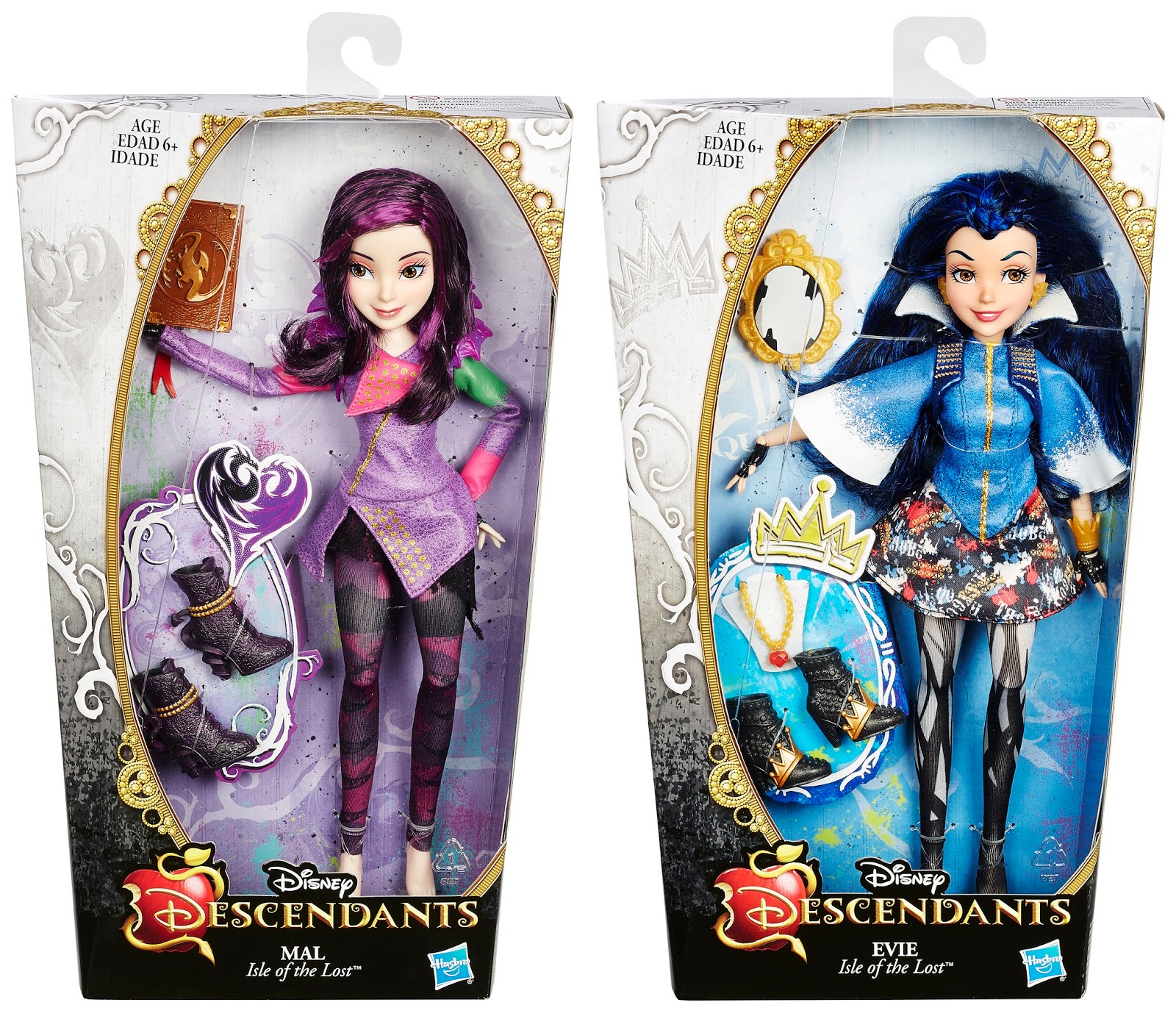descendants mal and evie dolls