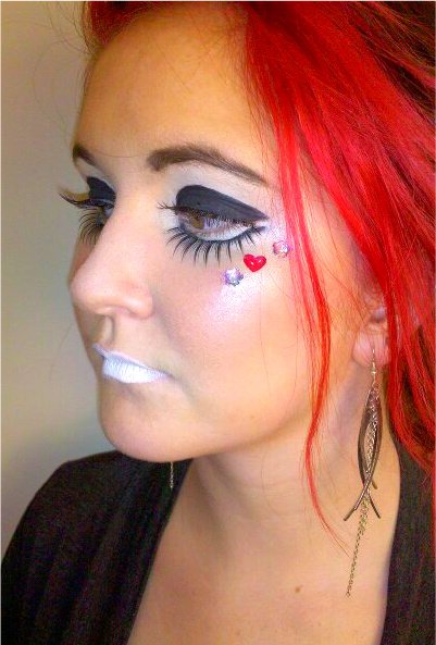 Greaser Girl Makeup