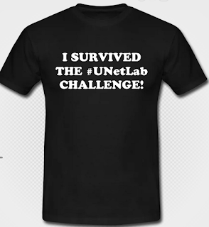 UNetLab challenge t-shirt
