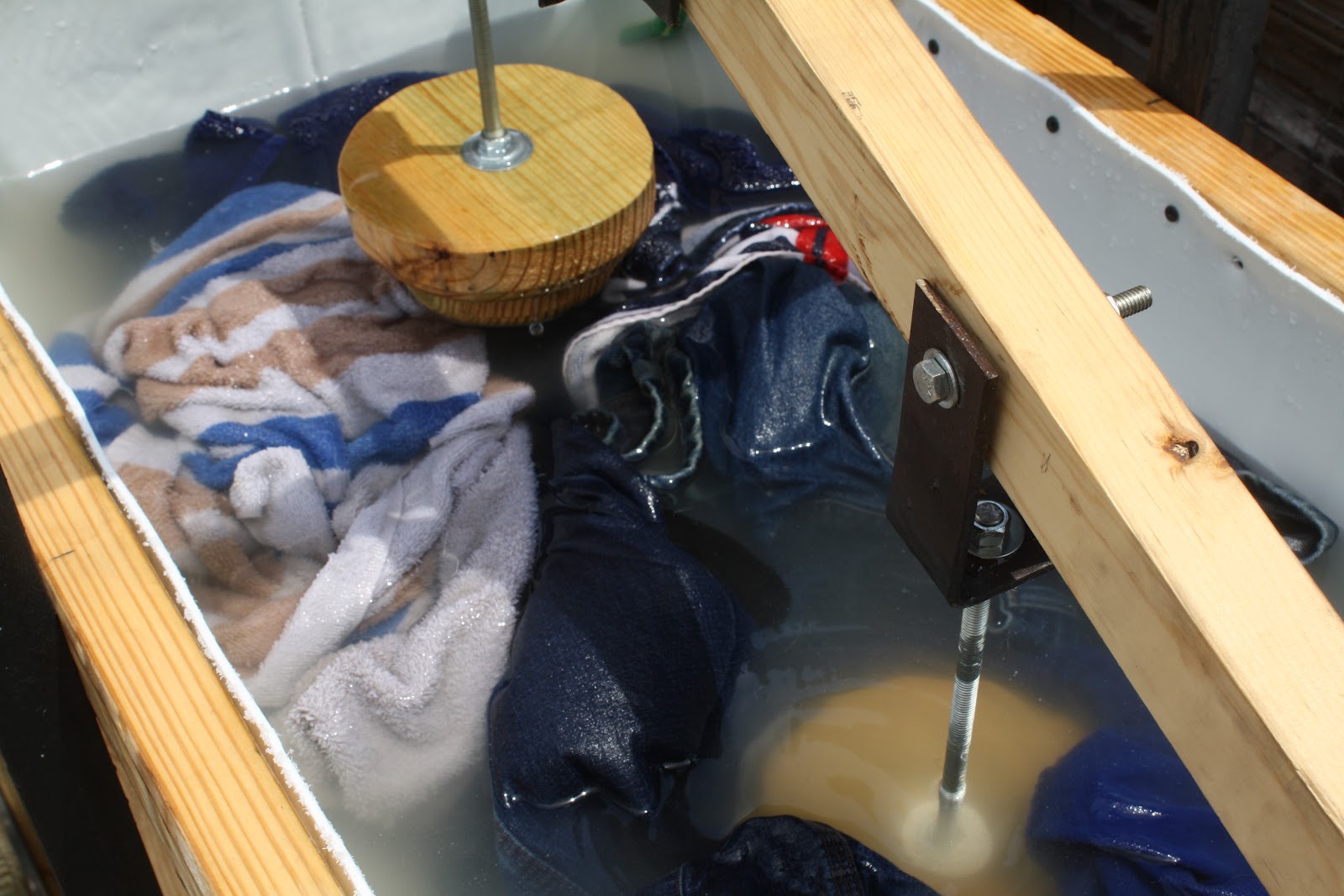 Modern Day Redneck Hand Powered Washing Machine Update