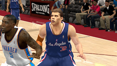 NBA 2K13 LA Clippers Blue Alternate Jersey Patch