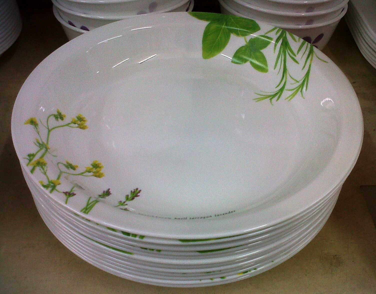 Corelle Pie Plate & Corelle Abundance Pie Plate