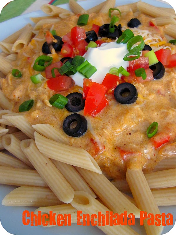 Chicken Enchilada Pasta / Six Sisters' Stuff Six Sisters' Stuff