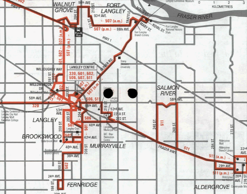 The South Fraser Blog Langley gets transit system in 1988