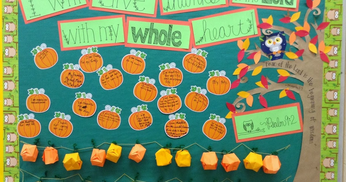 Look to Him and be Radiant Give Thanks Bulletin Board