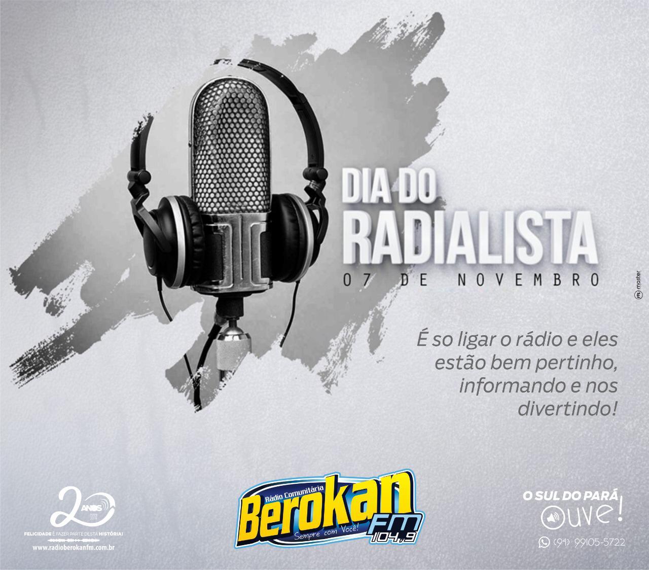 PARABÉNS RADIALISTAS