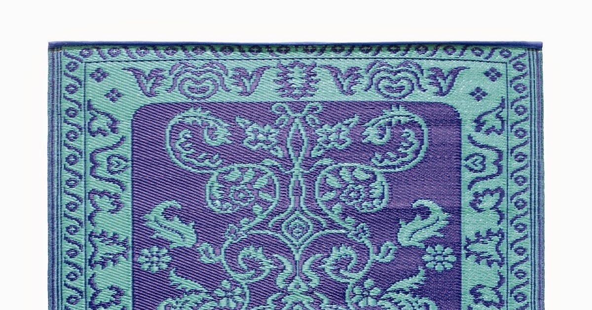 LET'S STAY Colorful Outdoor Plastic Mats Recycled Plastic Rugs