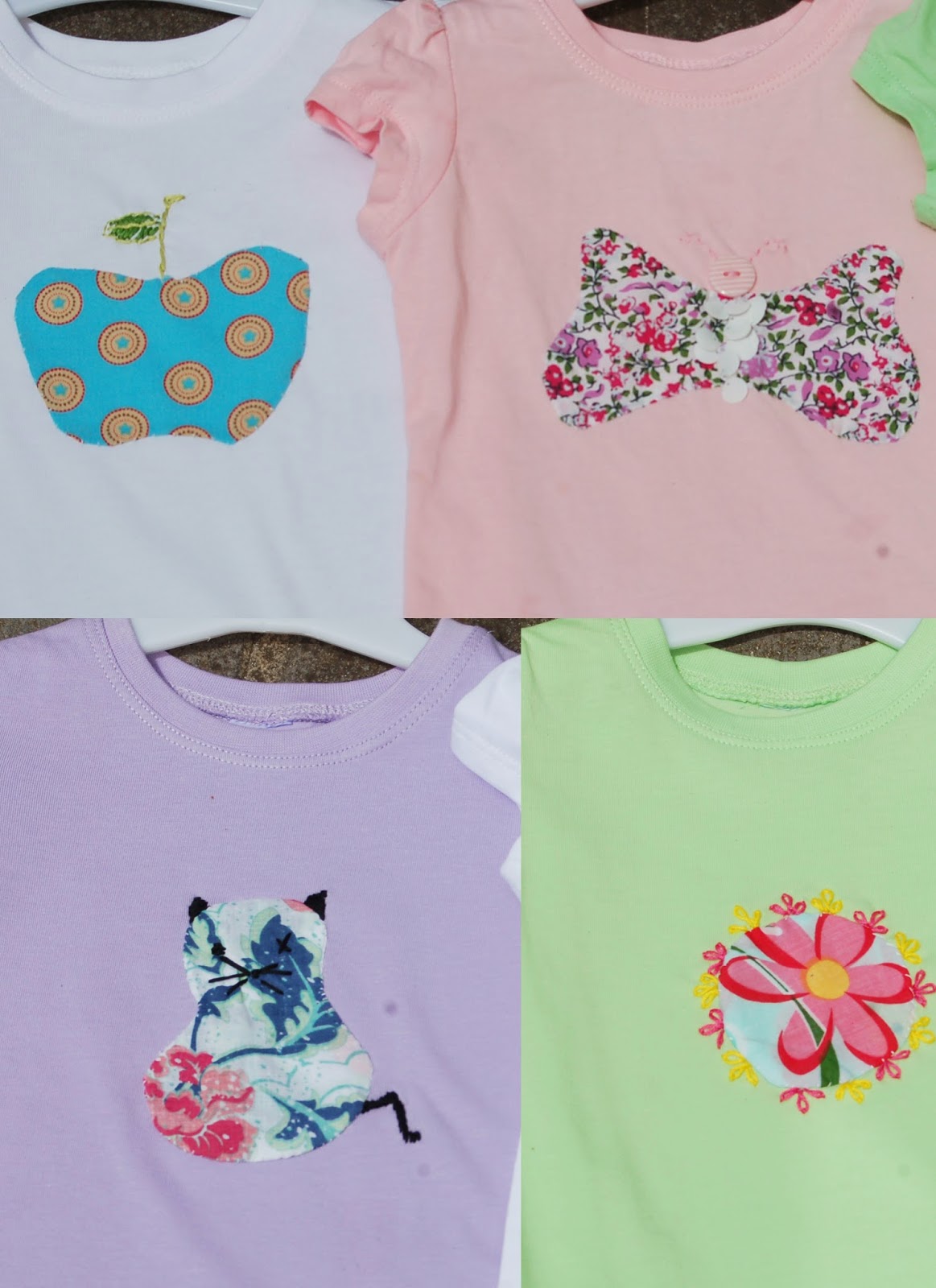Tinker and Cook Simple Appliqué Baby Tees