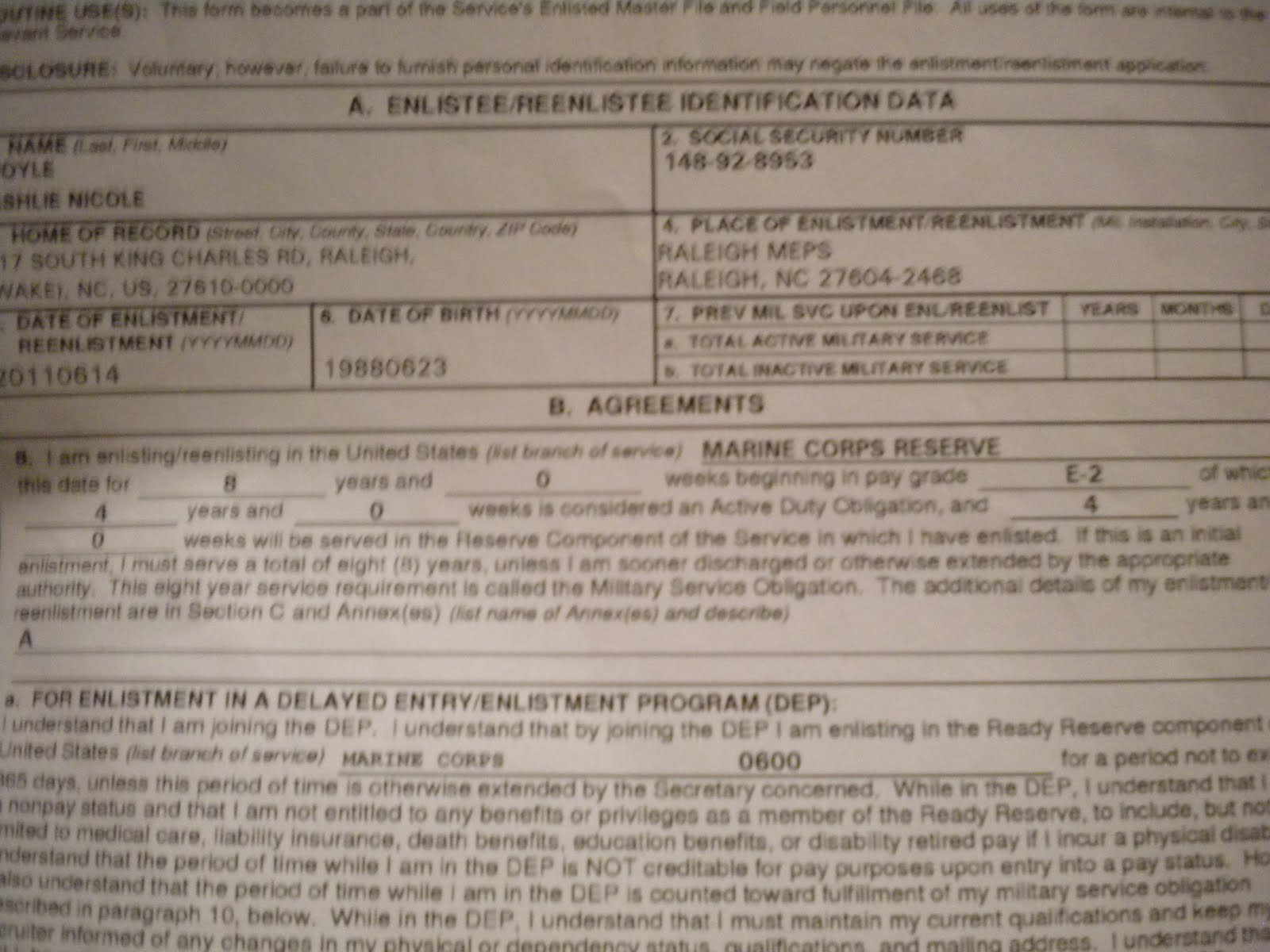 On Course To Be a Marine